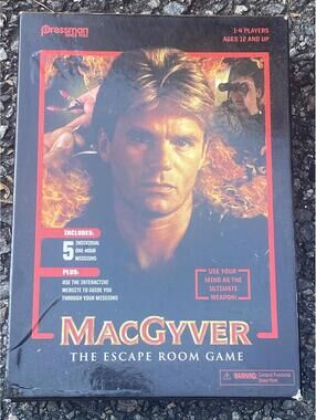 Pressman MacGyver The Escape Room Game - BRAND NEW FACTORY